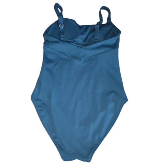 Athleta Sculpted One Piece Swimsuit Oceanic Teal Size Medium - Picture 13 of 14
